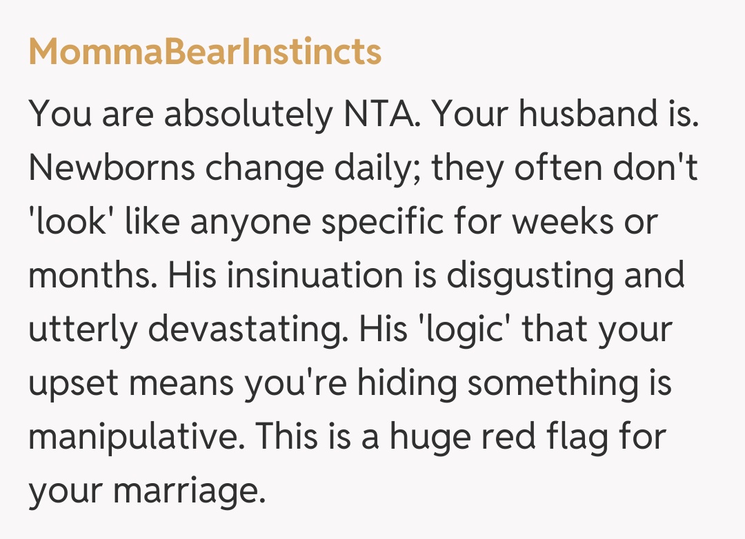 Comentariu de la MommaBearInstincts