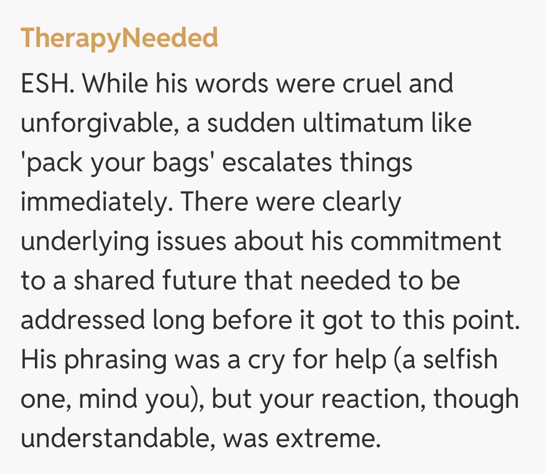 Comentariu de la TherapyNeeded