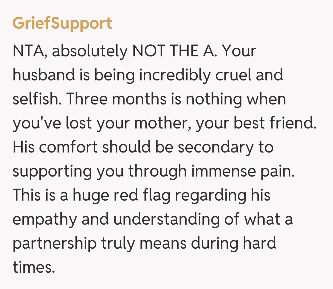 Comentariu de la GriefSupport