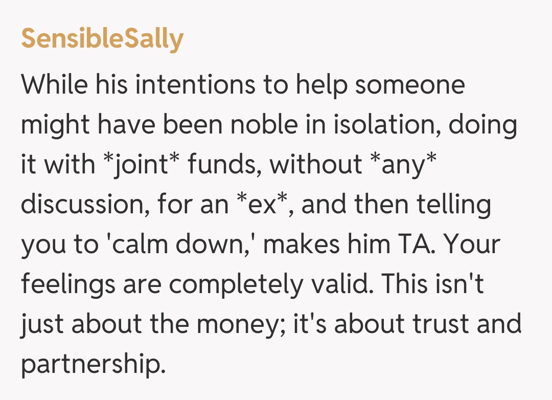 Comentariu de la SensibleSally