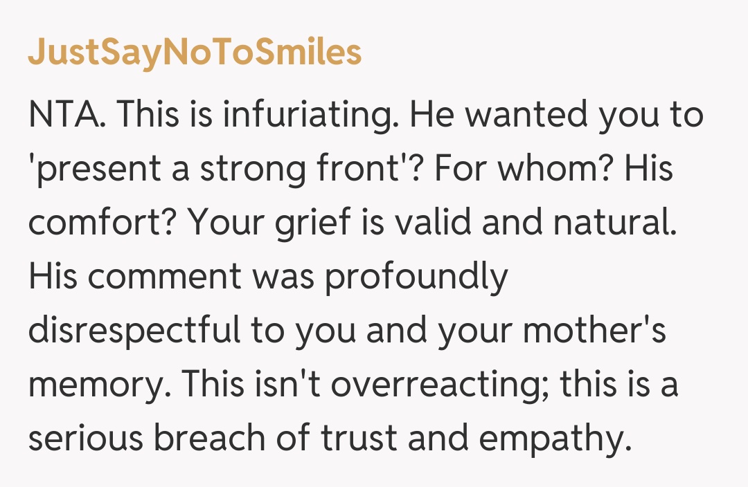 Comentariu de la JustSayNoToSmiles