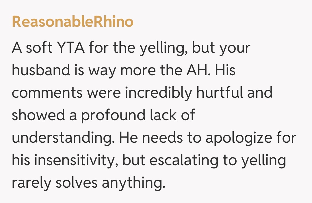 Comentariu de la ReasonableRhino