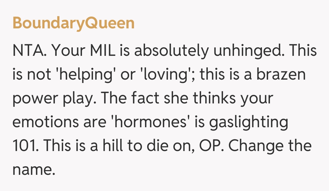 Comentariu de la BoundaryQueen