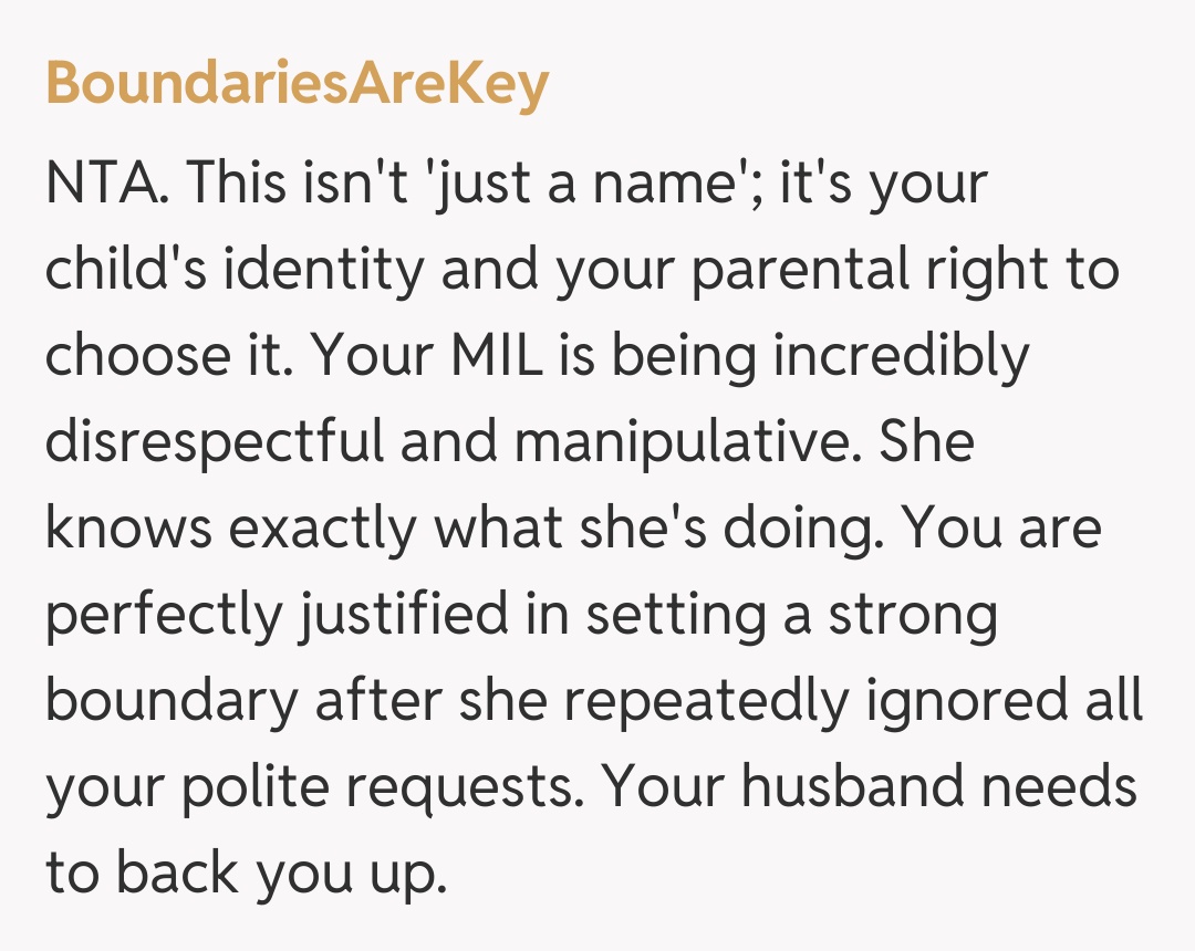 Comentariu de la BoundariesAreKey