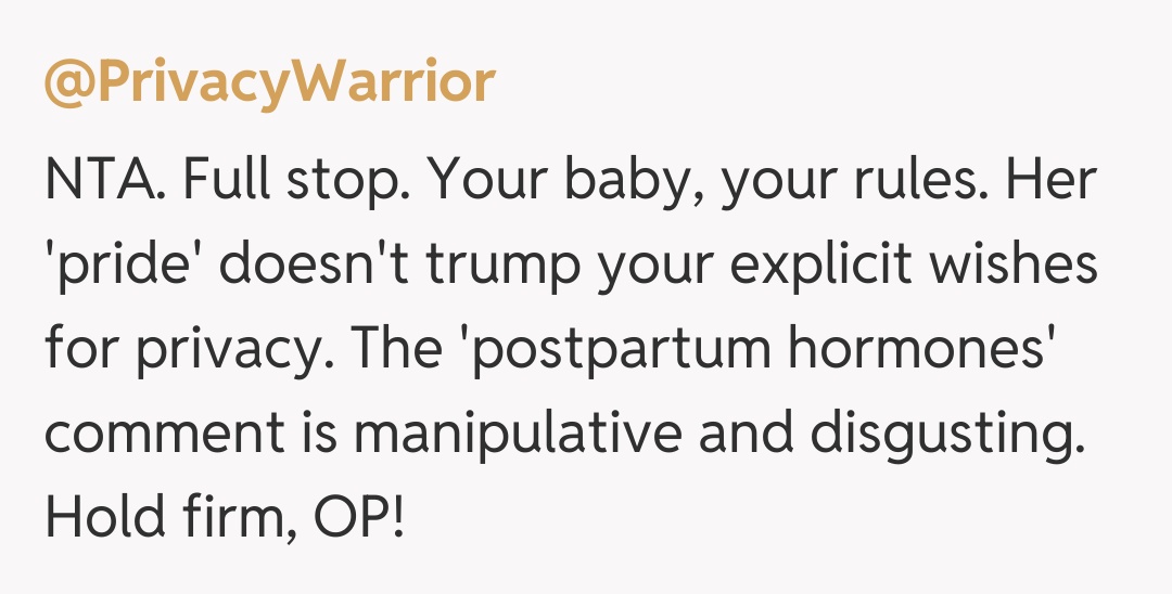 Comentariu de la @PrivacyWarrior