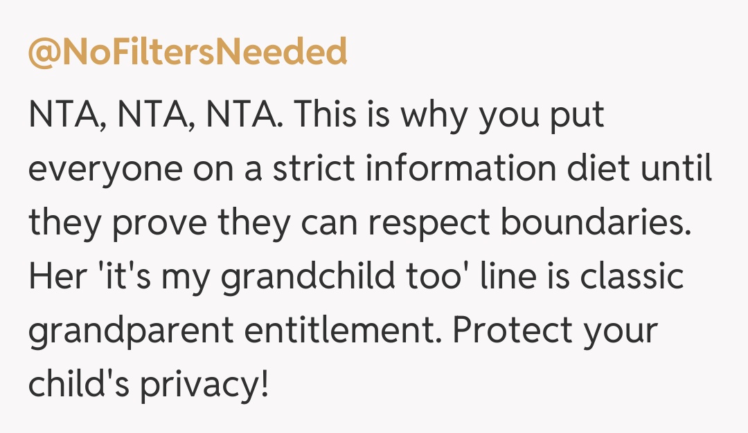 Comentariu de la @NoFiltersNeeded