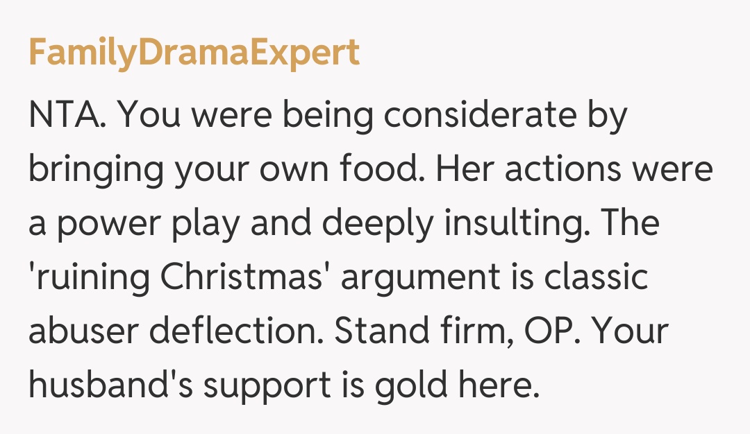 Comentariu de la FamilyDramaExpert