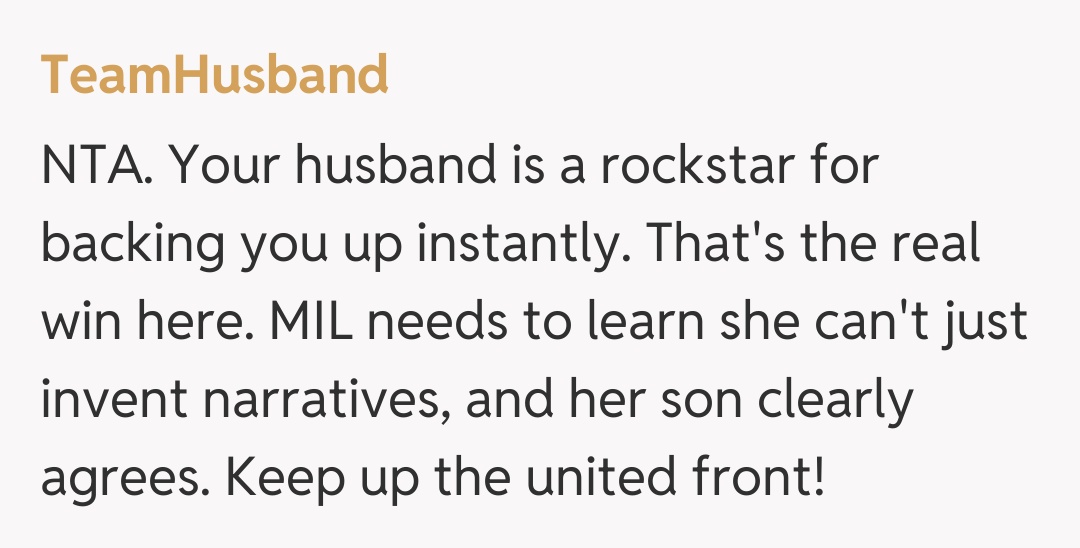 Comentariu de la TeamHusband