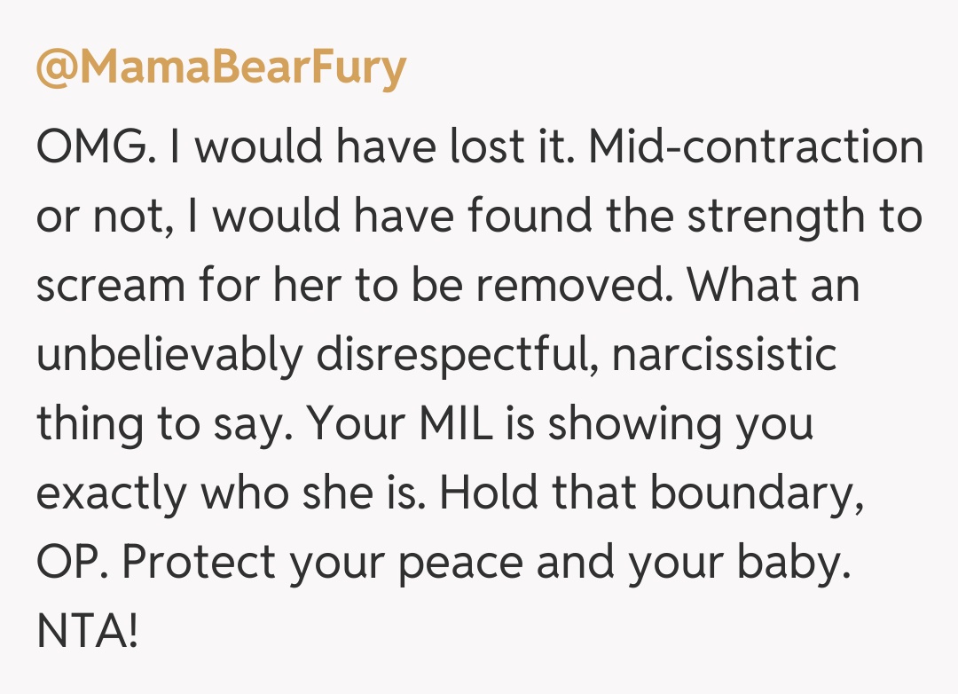 Comentariu de la @MamaBearFury