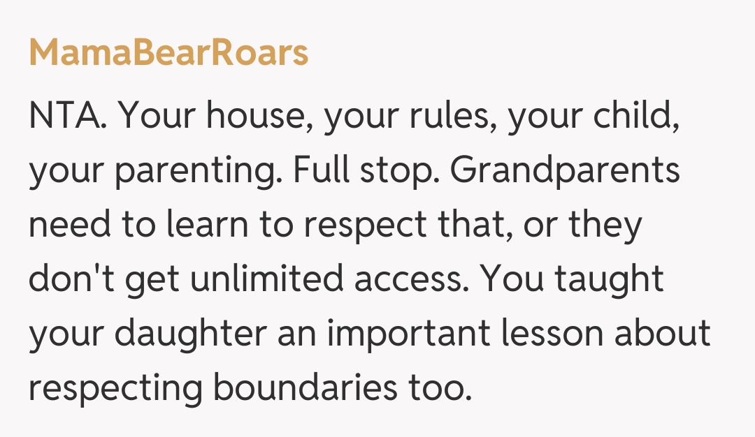 Comentariu de la MamaBearRoars