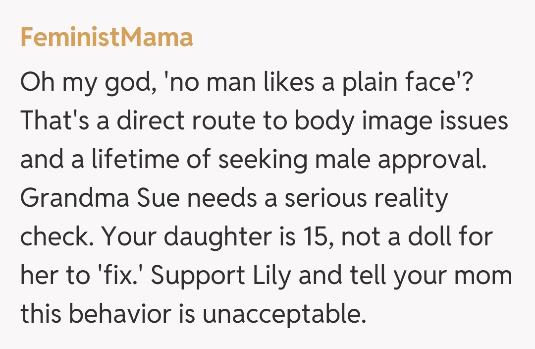 Comentariu de la FeministMama