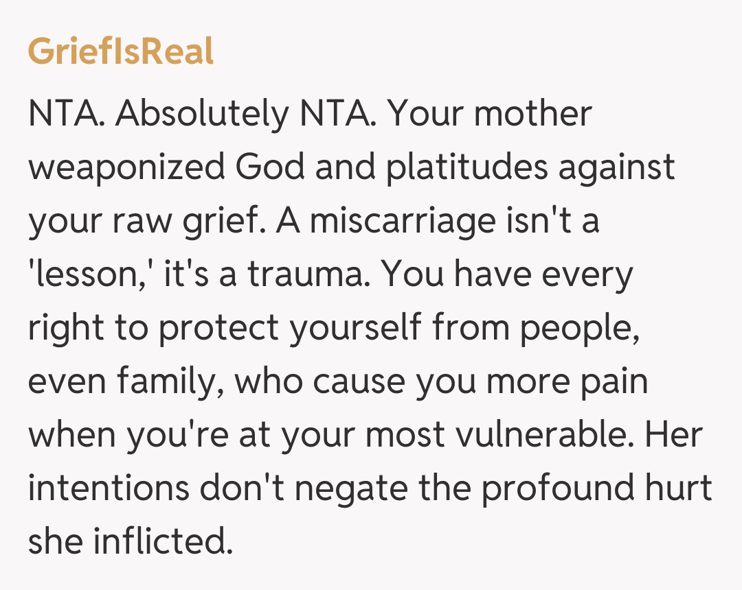 Comentariu de la GriefIsReal