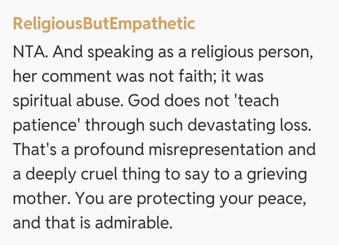 Comentariu de la ReligiousButEmpathetic