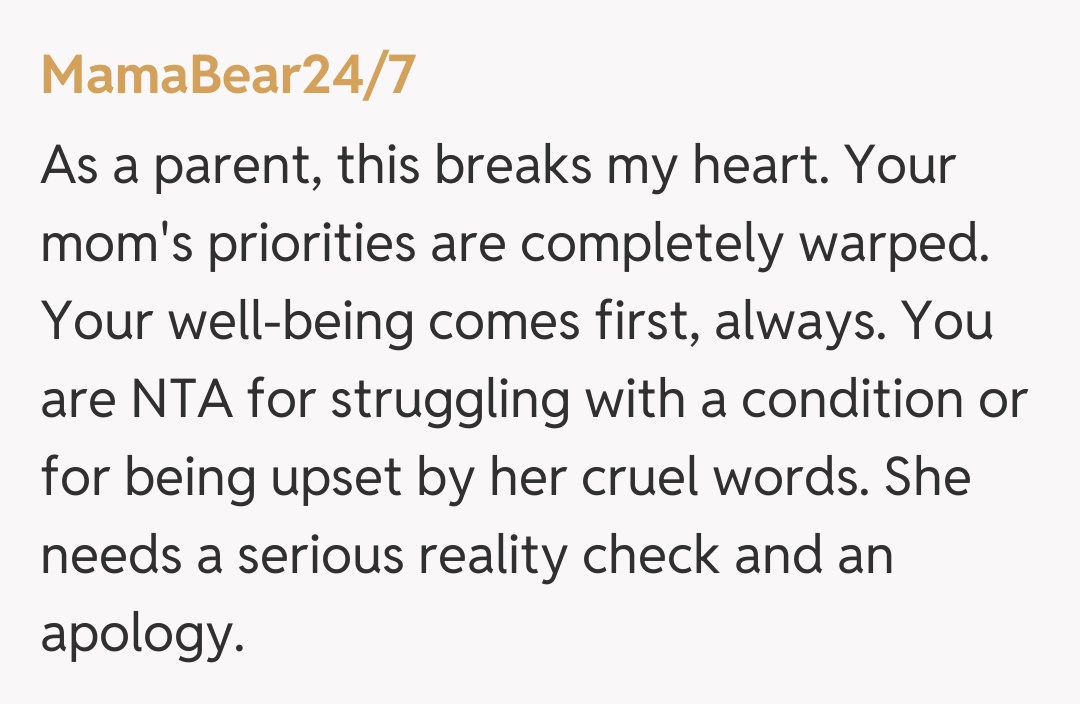 Comentariu de la MamaBear24/7