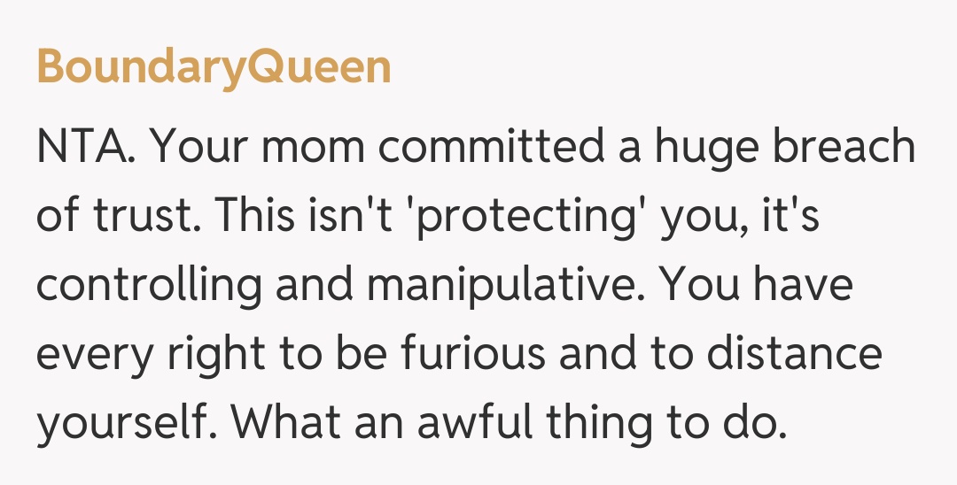 Comentariu de la BoundaryQueen