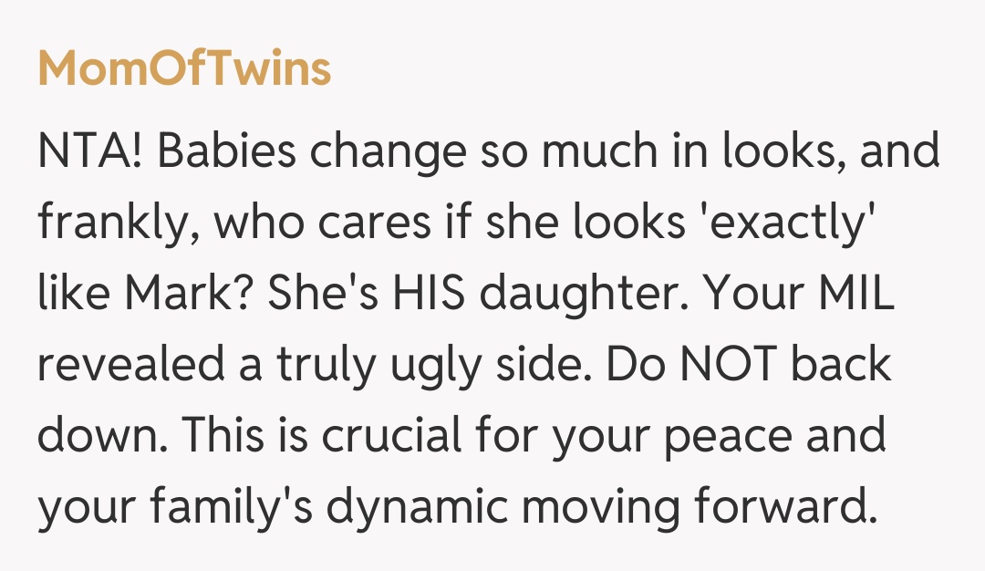 Comentariu de la MomOfTwins