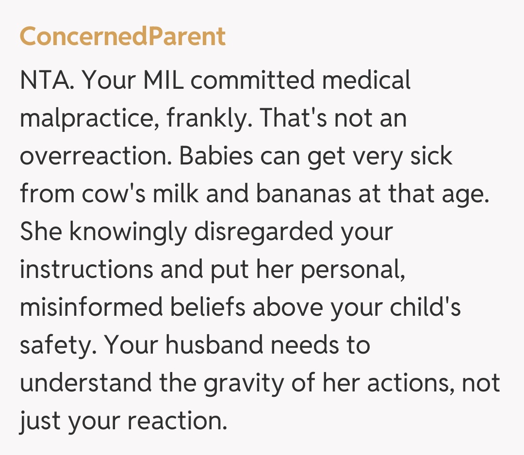 Comentariu de la ConcernedParent