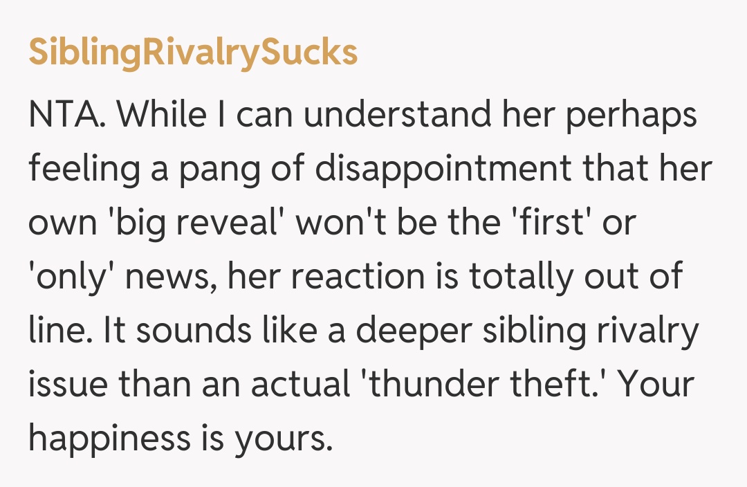 Comentariu de la SiblingRivalrySucks