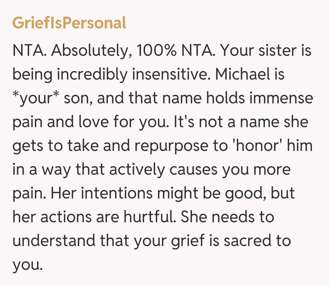 Comentariu de la GriefIsPersonal