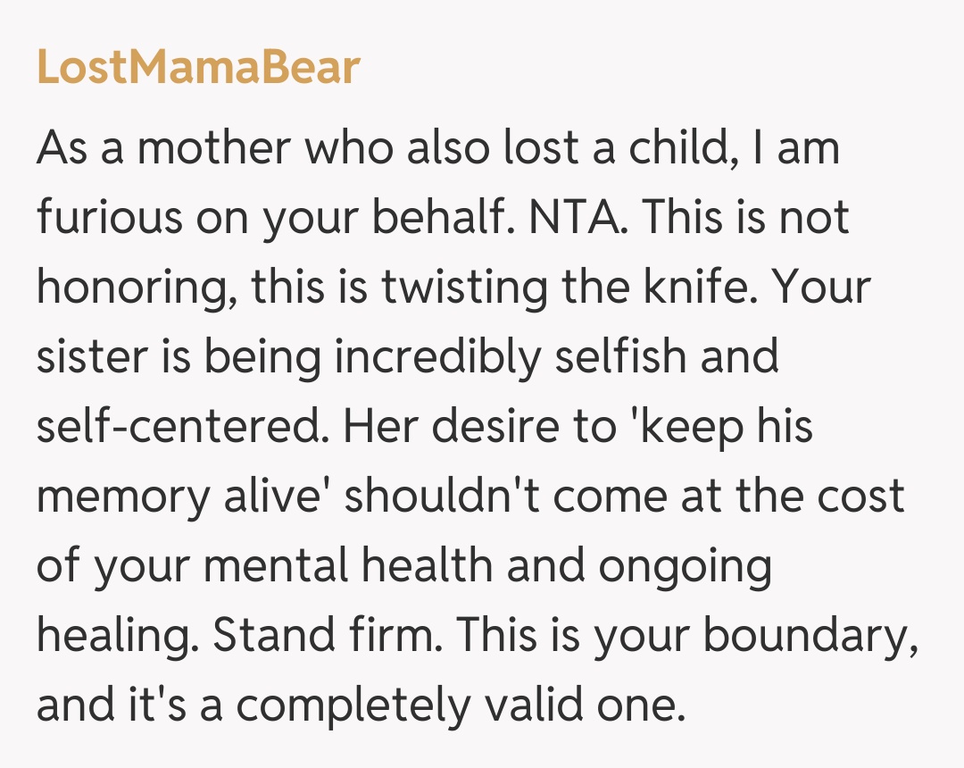 Comentariu de la LostMamaBear