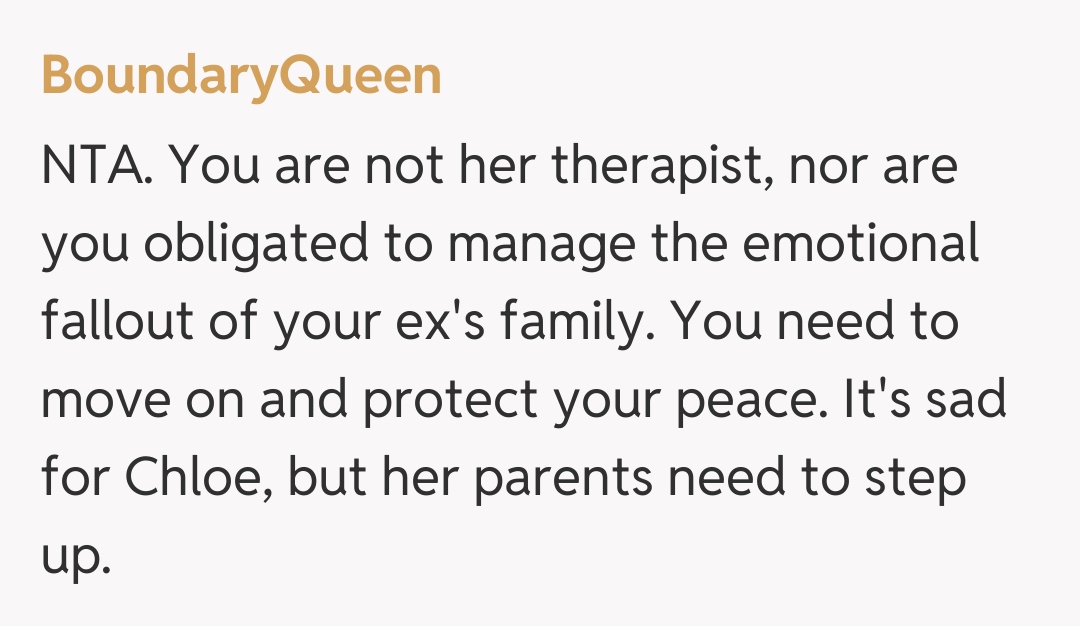 Comentariu de la BoundaryQueen