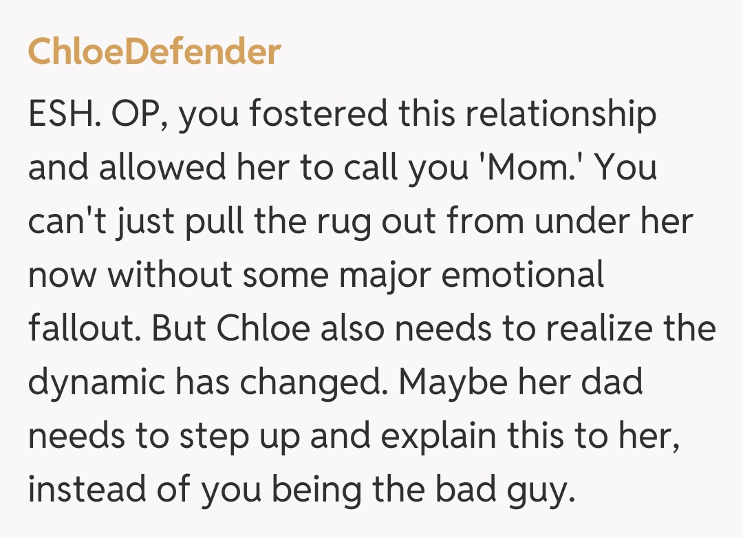 Comentariu de la ChloeDefender