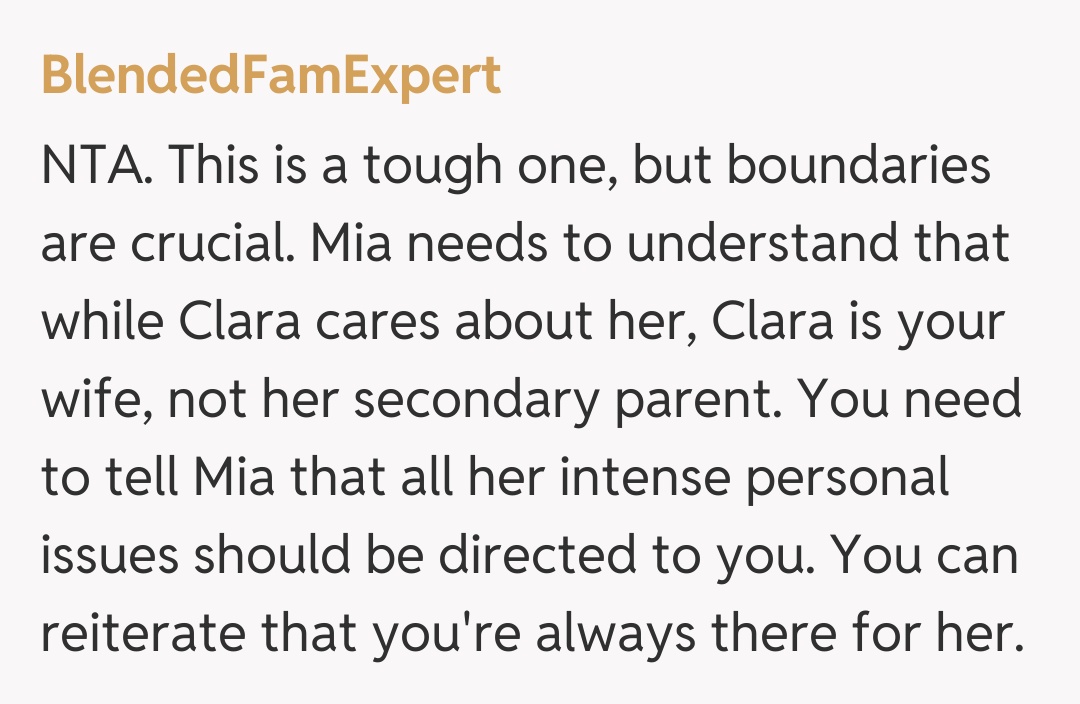 Comentariu de la BlendedFamExpert