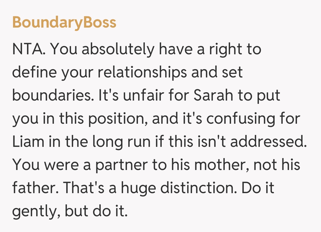 Comentariu de la BoundaryBoss