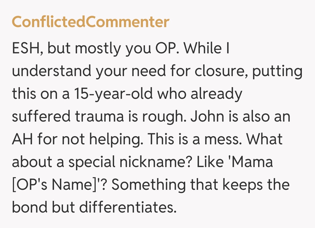 Comentariu de la ConflictedCommenter