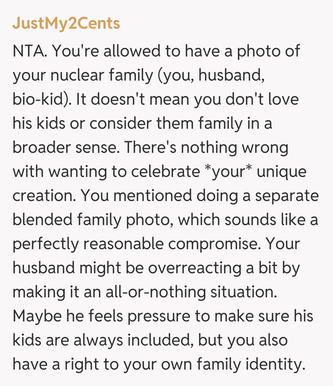 Comentariu de la JustMy2Cents