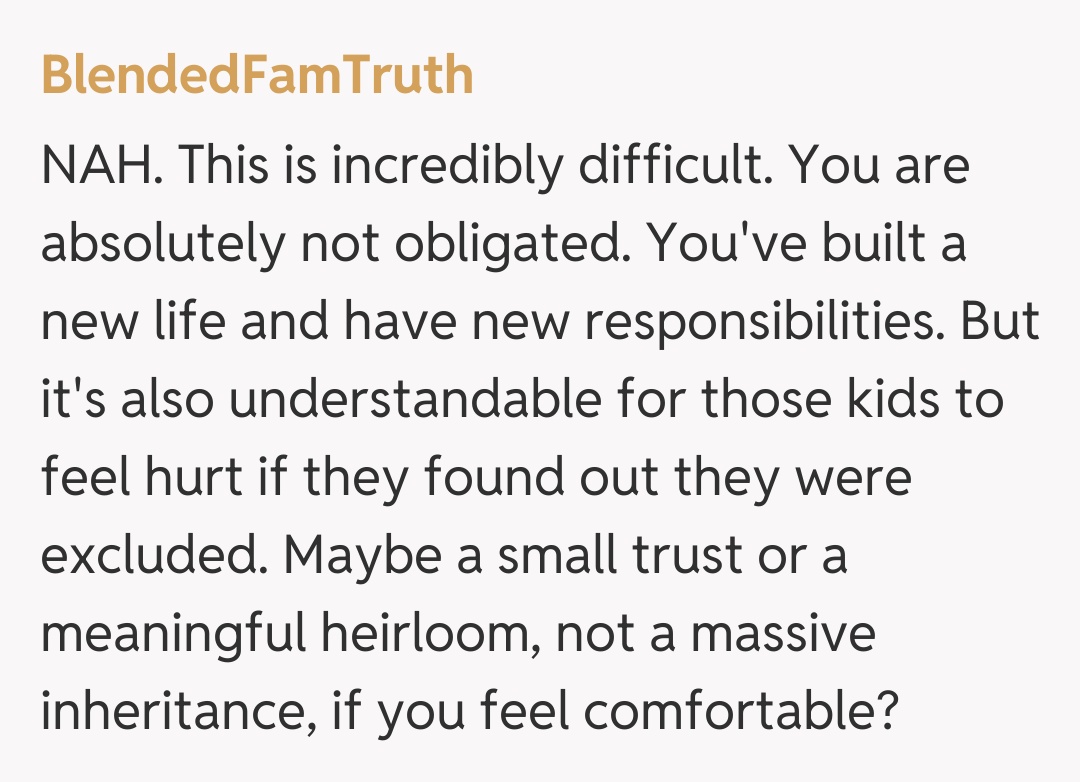 Comentariu de la BlendedFamTruth