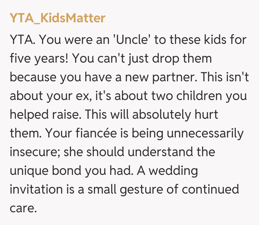 Comentariu de la YTA_KidsMatter