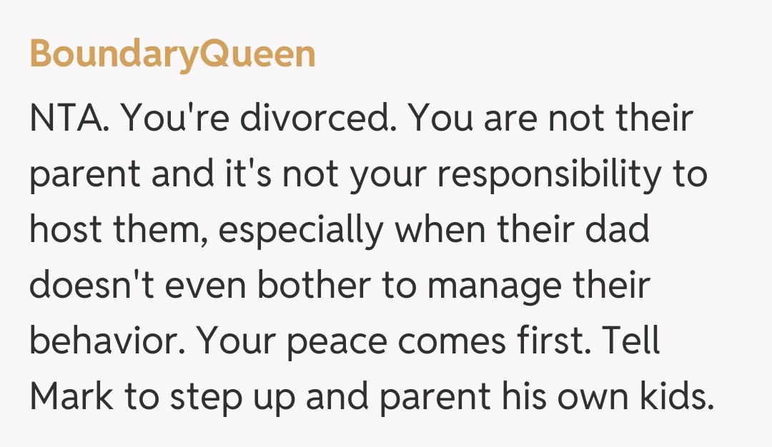 Comentariu de la BoundaryQueen