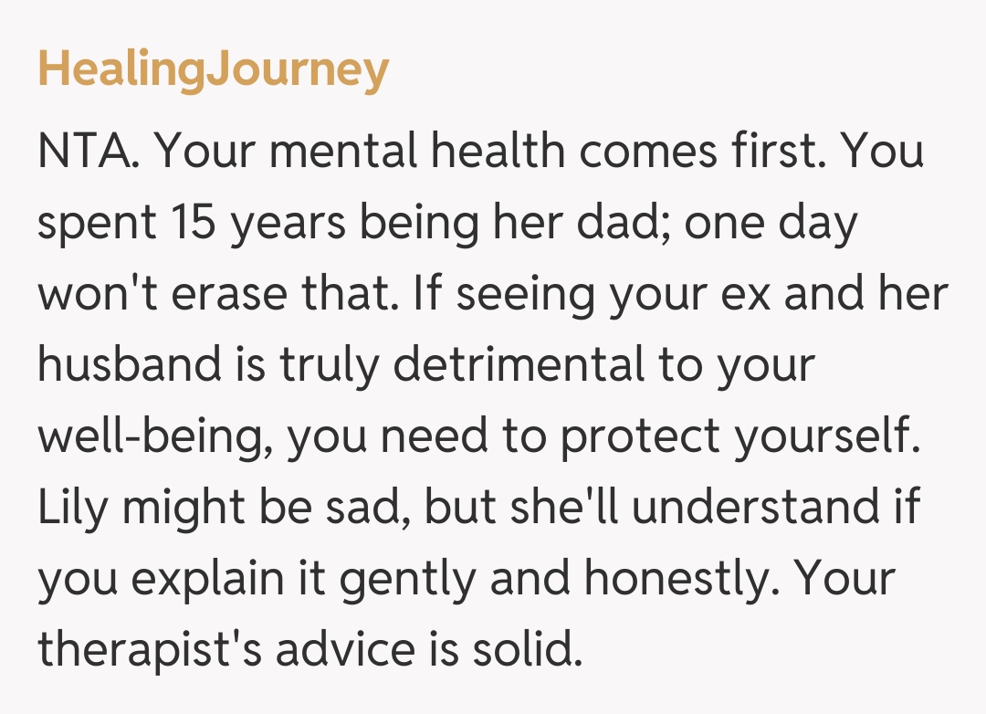 Comentariu de la HealingJourney