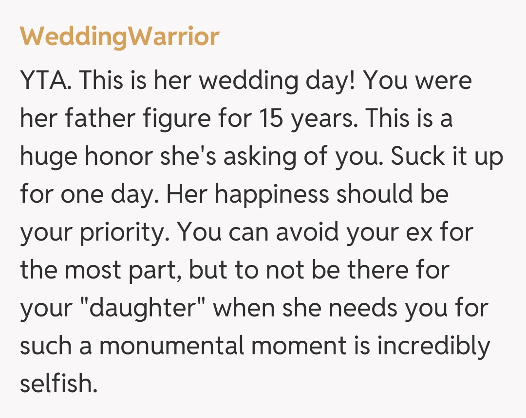 Comentariu de la WeddingWarrior