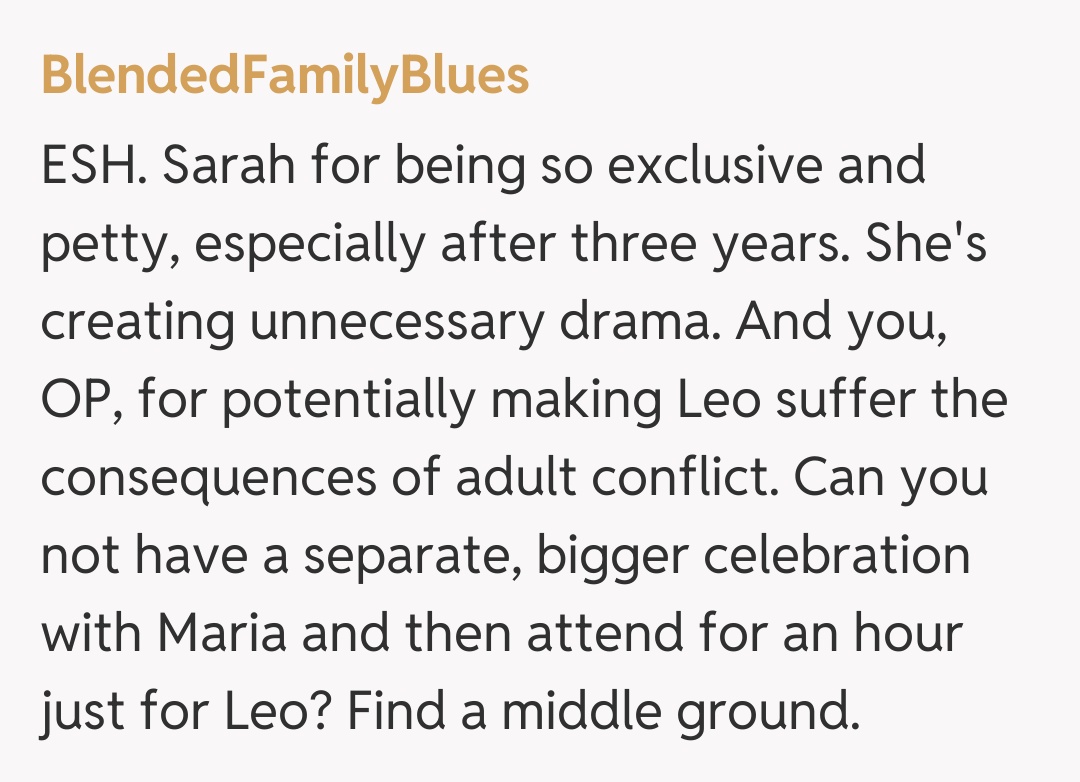 Comentariu de la BlendedFamilyBlues