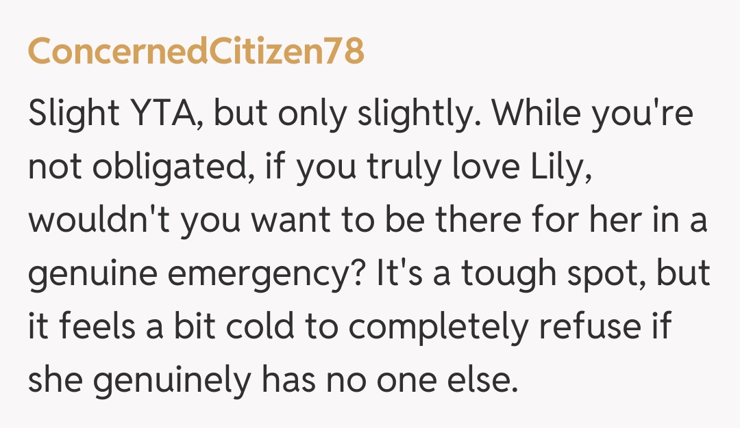 Comentariu de la ConcernedCitizen78