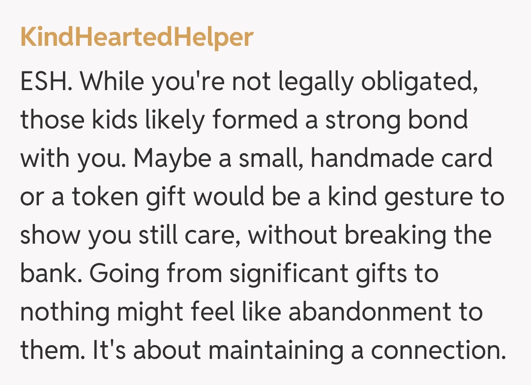 Comentariu de la KindHeartedHelper