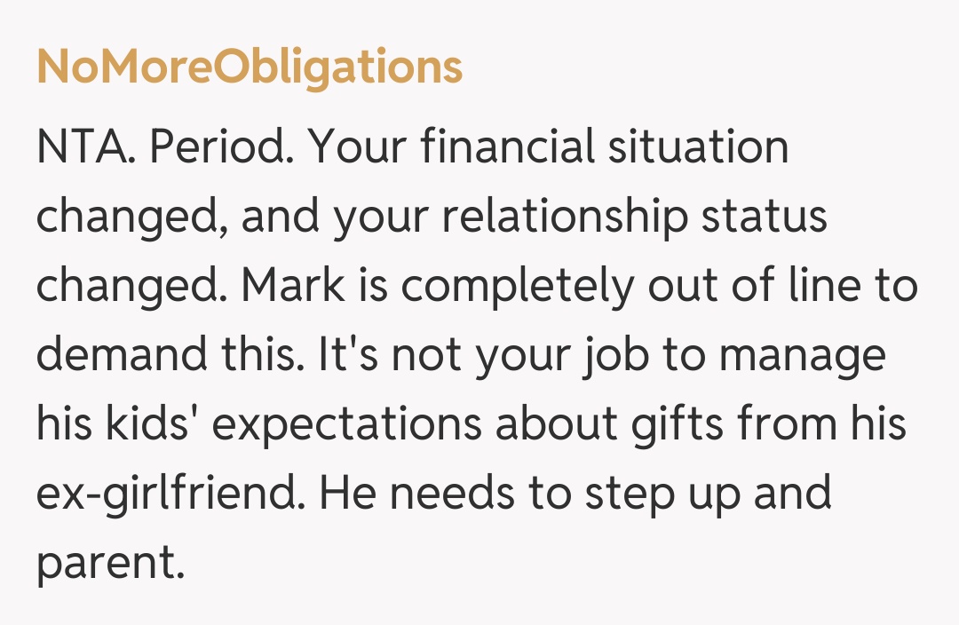 Comentariu de la NoMoreObligations