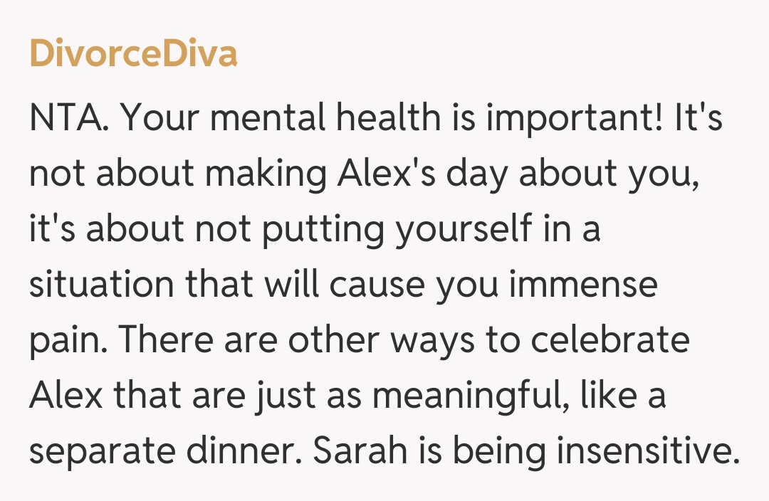 Comentariu de la DivorceDiva