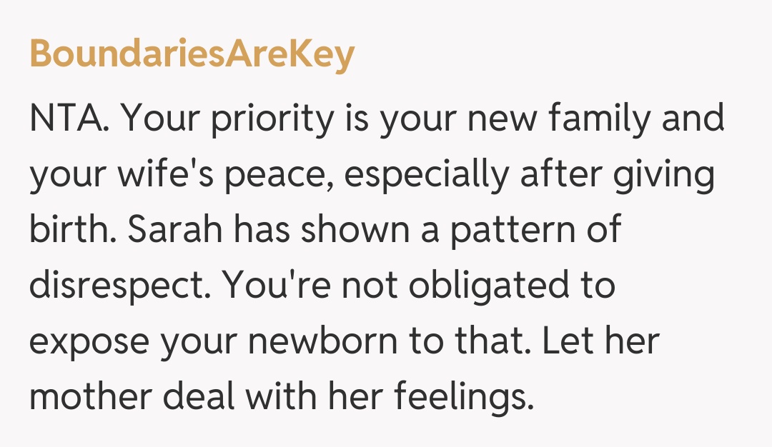 Comentariu de la BoundariesAreKey