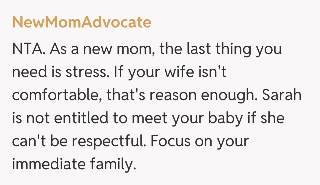 Comentariu de la NewMomAdvocate
