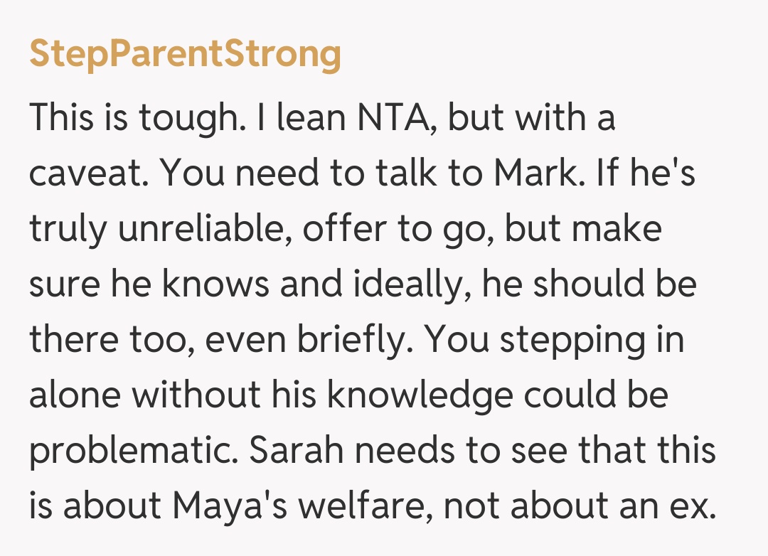 Comentariu de la StepParentStrong