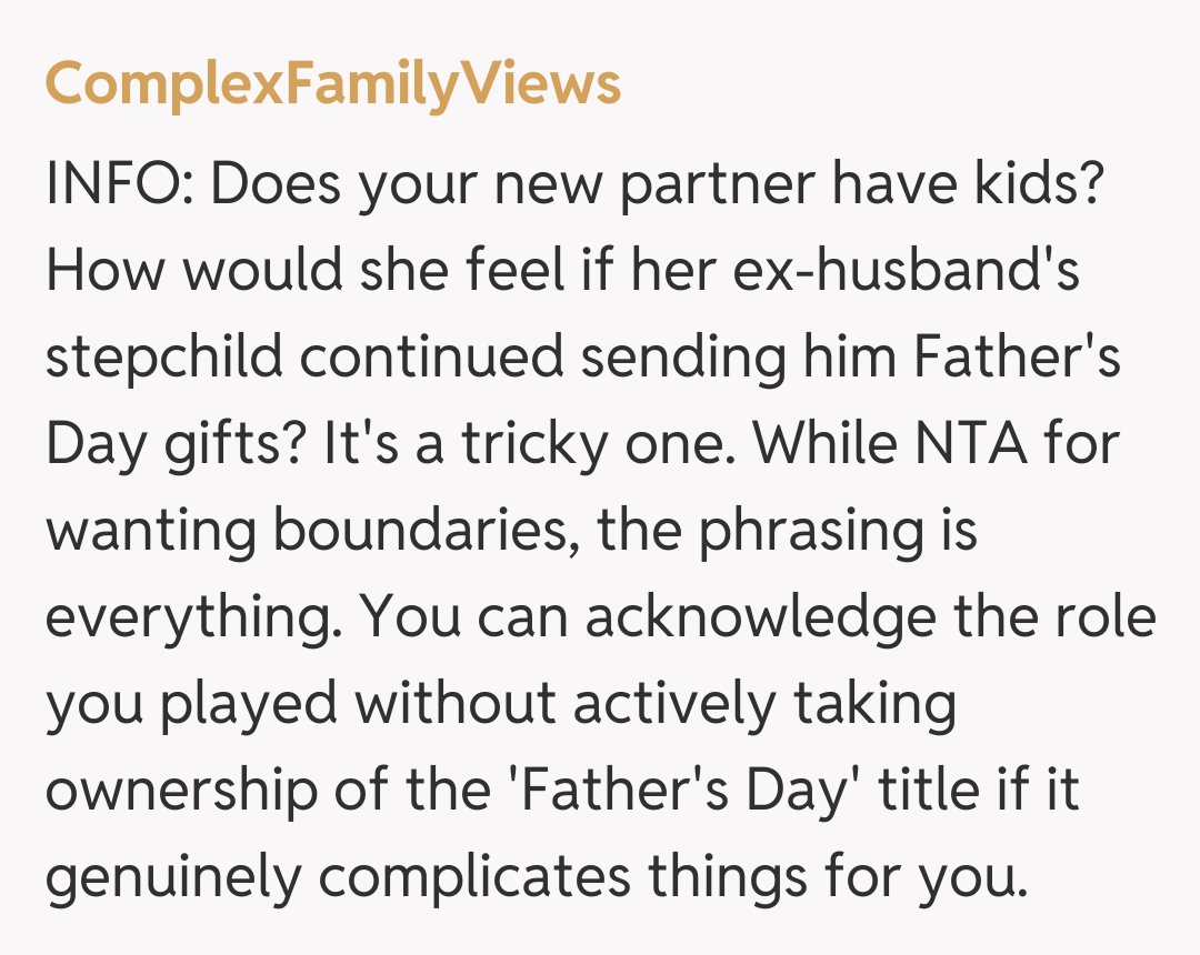 Comentariu de la ComplexFamilyViews
