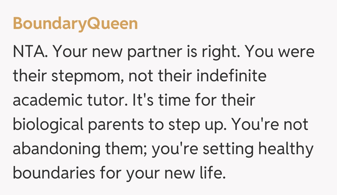 Comentariu de la BoundaryQueen