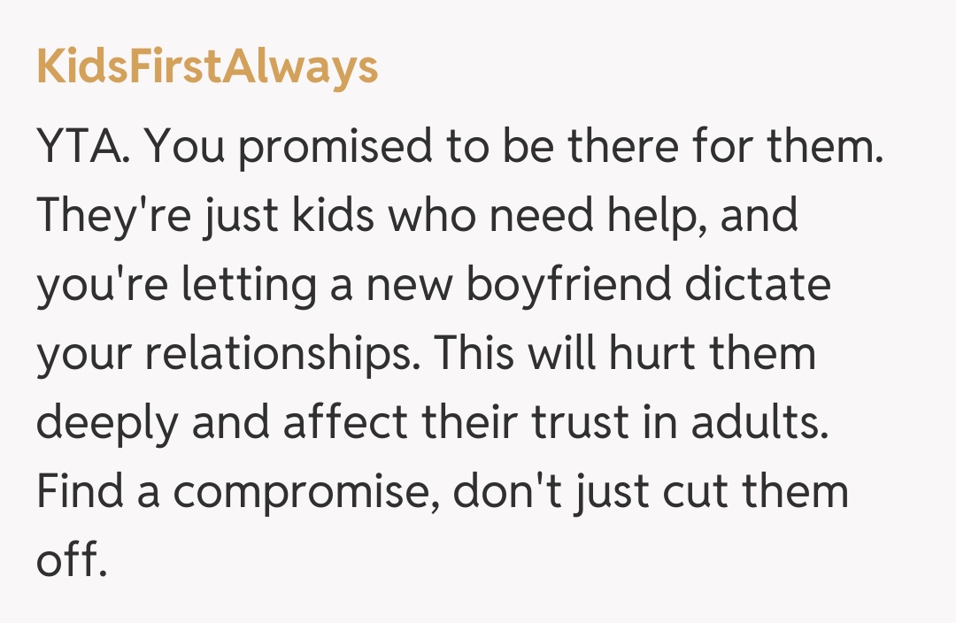 Comentariu de la KidsFirstAlways