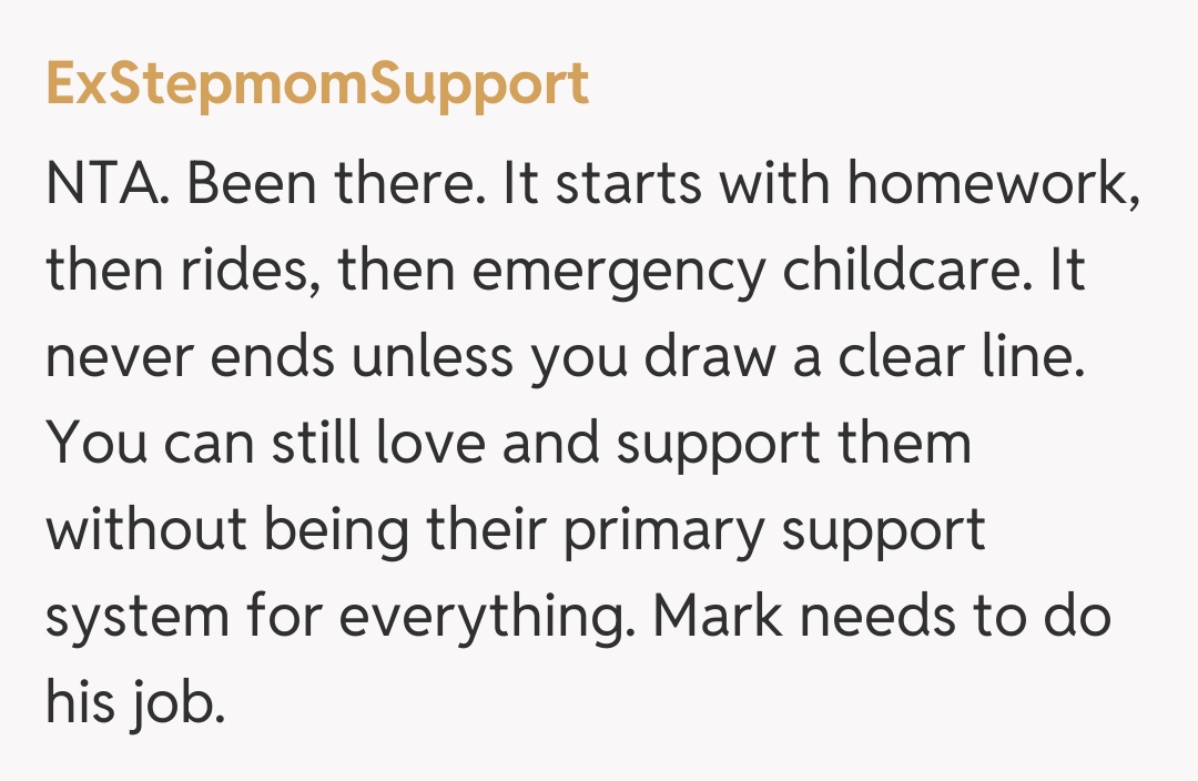 Comentariu de la ExStepmomSupport