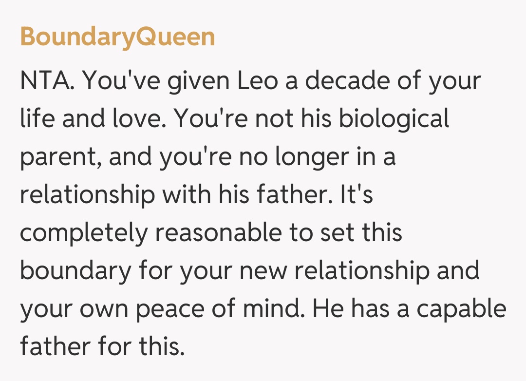 Comentariu de la BoundaryQueen