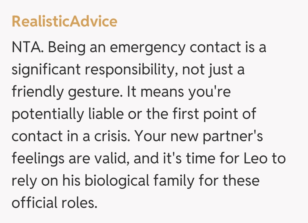 Comentariu de la RealisticAdvice