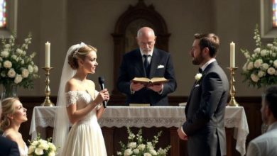 Photo of “A Father-in-Law Mocked Her Marriage—Seconds Later, the Bride Unveiled the Truth on a Giant Screen”